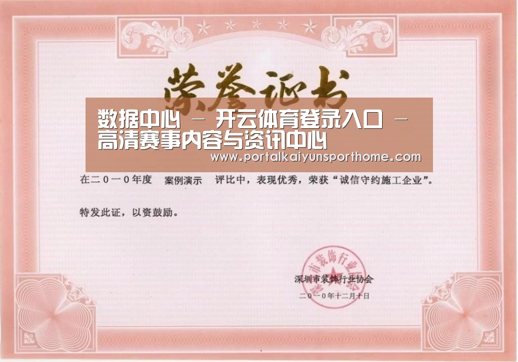 荣誉证书二